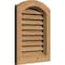Ekena Millwork Arch Top Gable Vent Functional, Western Red Cedar Gable Vent w/ Brick Mould Face Frame, 14"W x 20"H GVWAR14X2000SFUWR - alternate 3